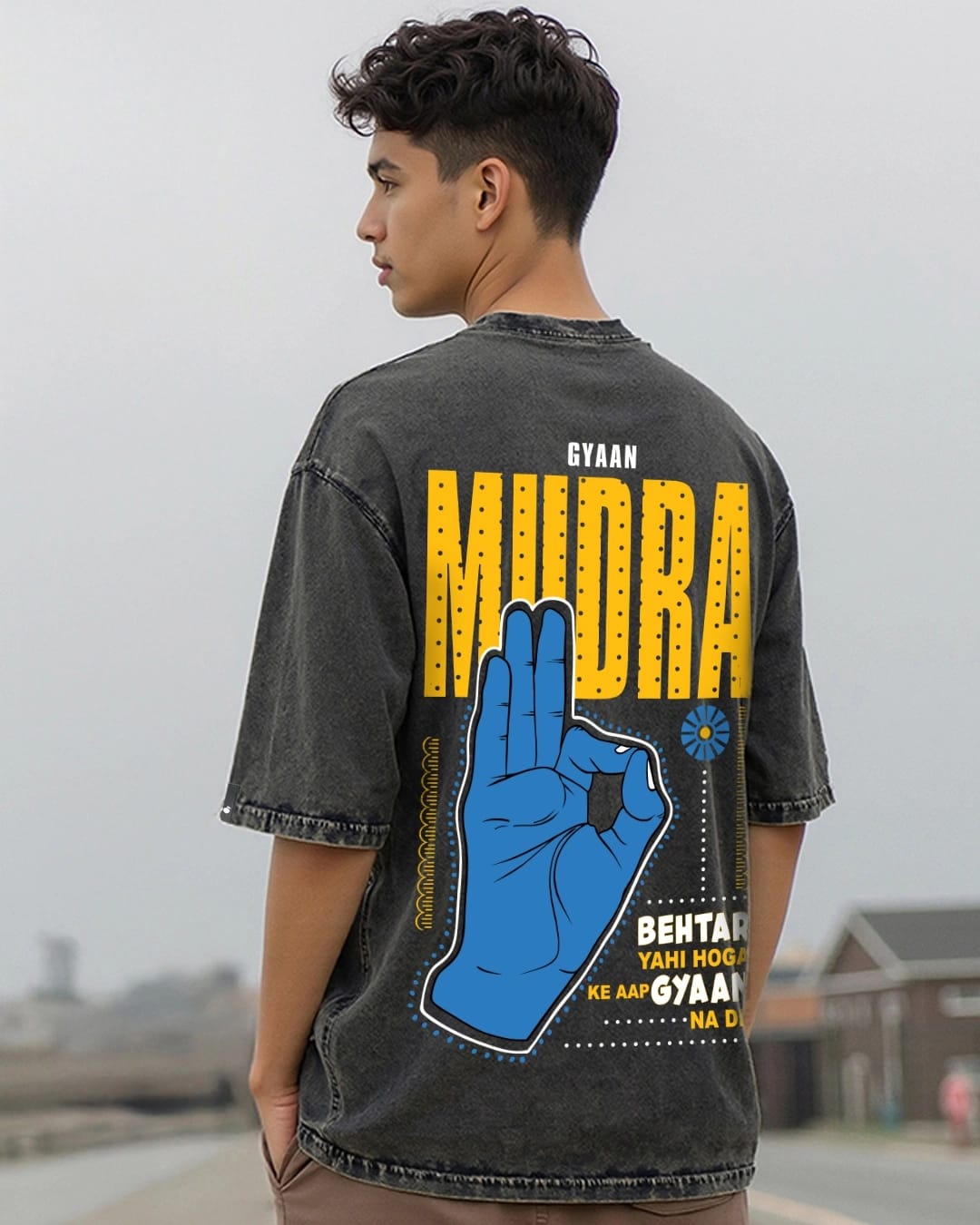 Gyaan Mudra Oversized Tee